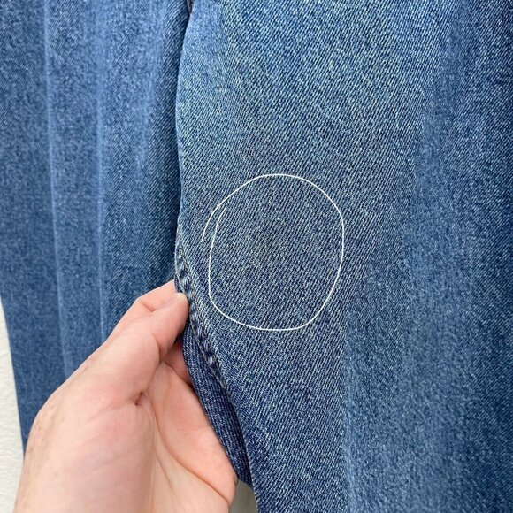 VTG Levis 951 Relaxed Fit Tapered Leg Cotton Denim Blue Jeans Women 12 USA Made - Picture 5 of 7